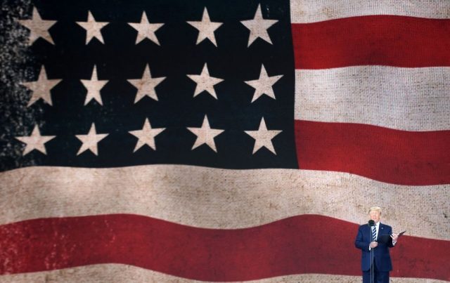 'This Trumpian presidency is less the new multipolar age, than a riptide dragging all in that direction.' Daniel Leal/AFP via Getty. Images)