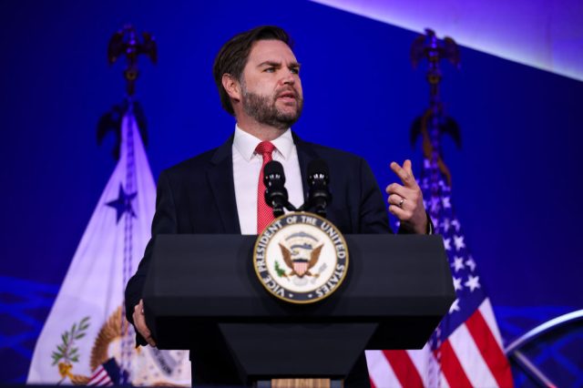 A conciliatory touch. Credit: Getty