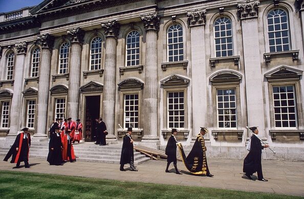 Cambridge's Senate House, where graduation ceremonies are held. Credit: Getty