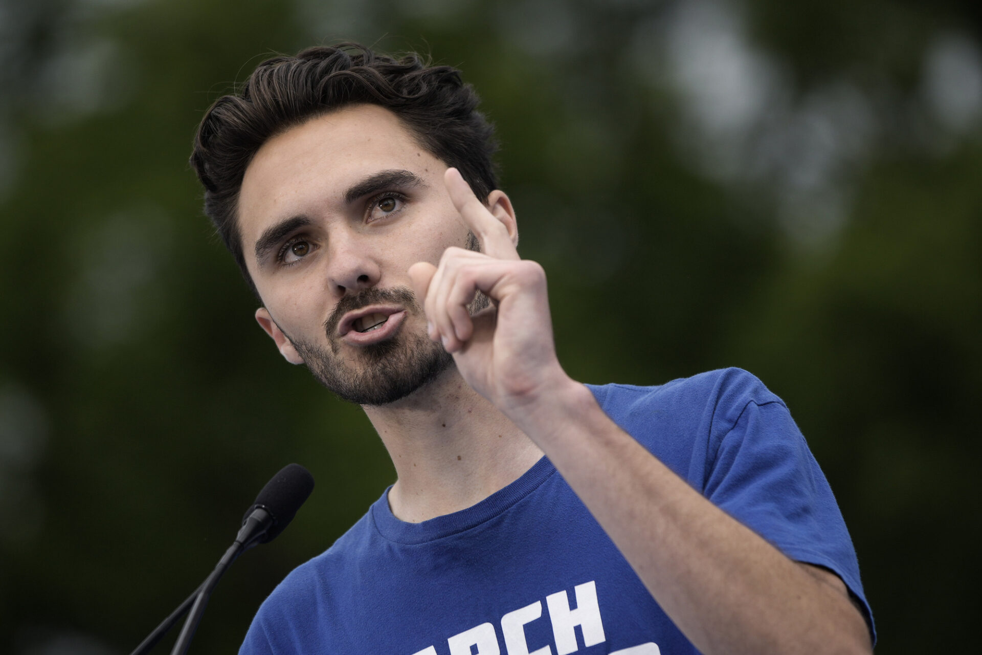 David Hogg is a test for Democratic leadership. Credit: Getty