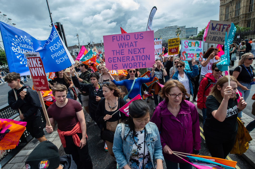 Can unions be trusted to stand up for teachers? Credit: Getty