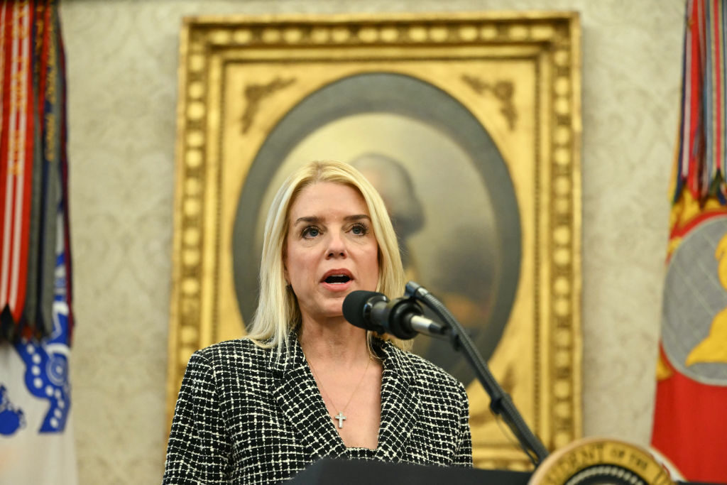 Pam Bondi may withdraw the Public Integrity review. Credit: Getty