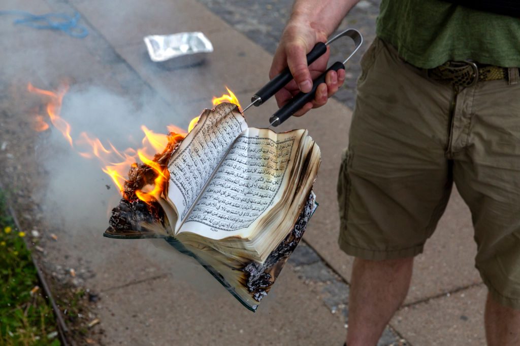 A man has been prosecuted for burning the Quran despite Britain previously abolishing blasphemy laws. Credit: Getty