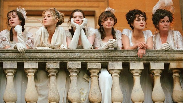 The Pride and Prejudice girls. Credit: Getty