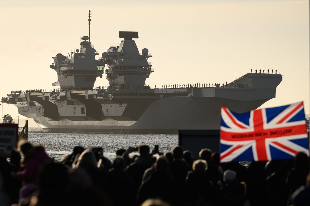 HMS Prince of Wales, one of the UK's two largest warships. Credit: Getty
