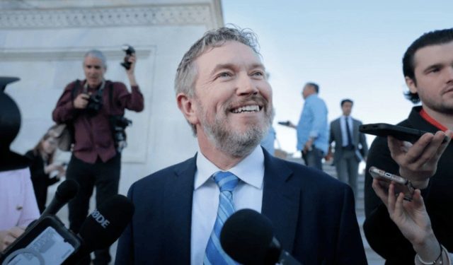 Elon Musk has thrown his support behind Thomas Massie. Credit: Getty