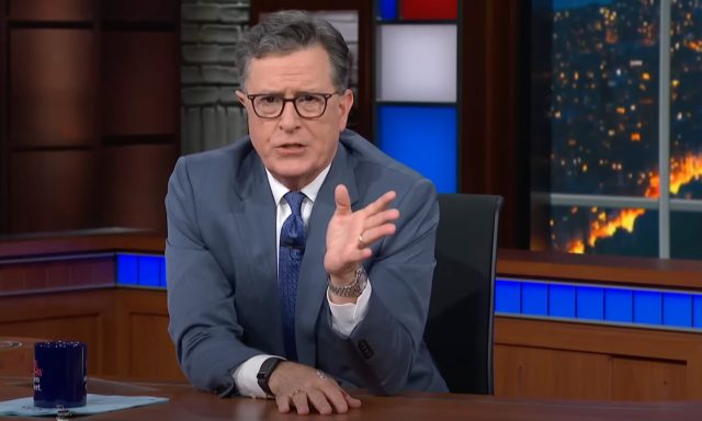 Late night has lost its edge. Credit: The Late Show with Stephen Colbert/CBS