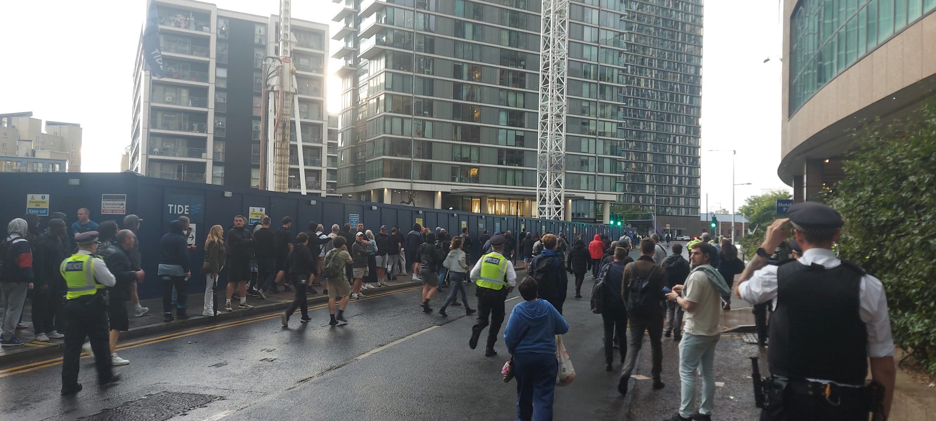 'I feel there could be a civil war,' warned one protestor. Credit: Jack Davey