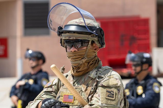 Trum has even deployed the National Guard to Los Angeles. Myung J. Chun / Los Angeles Times via Getty Images