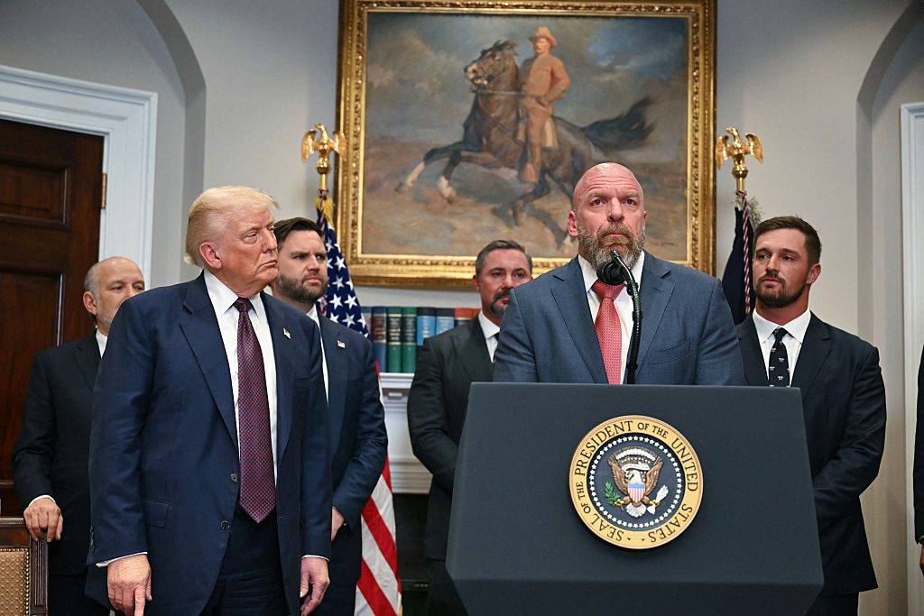 Triple H is the face of American youth fitness. Credit: Getty