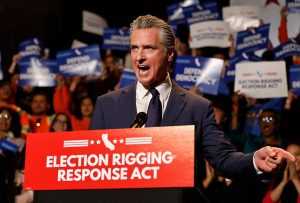 Gavin Newsom won’t become president by copying Trump