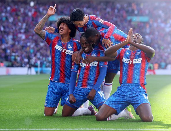 The Palace FA cup win was one of this decades biggest footballing upsets. Photo: Sportsphoto/Getty.