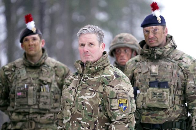 Starmer has called security and defence the 'central organising principle of government'. PA via Alamy.