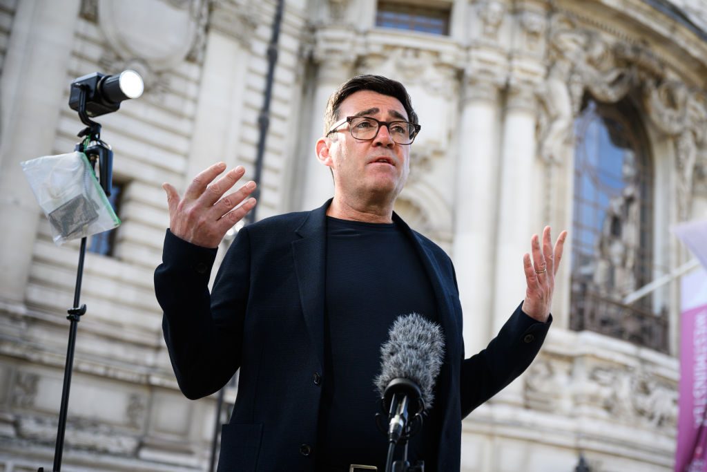 ‘A Blairite, a Brownite and a Corbynite walk into a bar. “Hello, Mr Burnham,” the bartender says.’ Credit: Getty