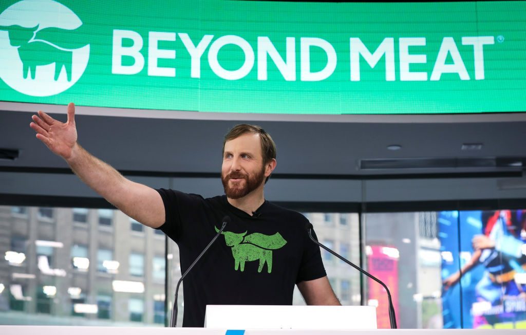 Ethan Brown, founder and CEO of Beyond Meat. Credit: Getty