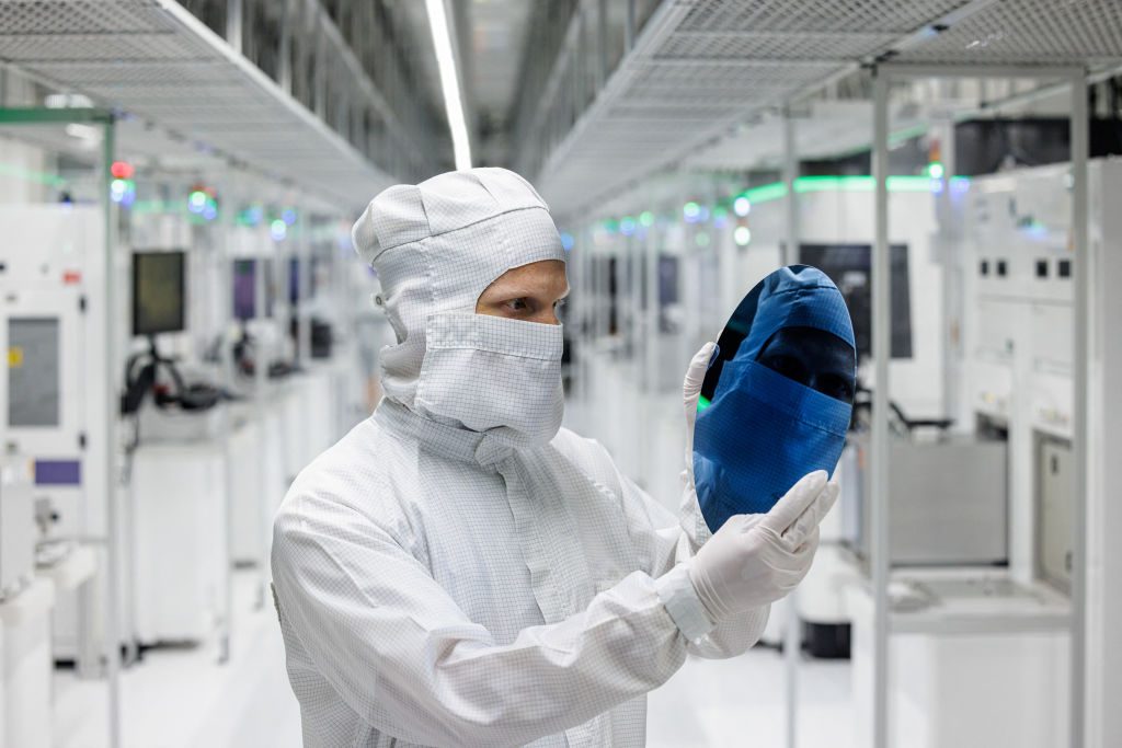 Semiconductor production has become a key battleground against China. Credit: Getty