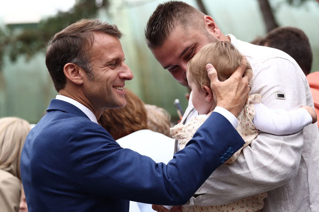 President Emmanuel Macron has called for the French to boost their birth rate. Credit: Getty
