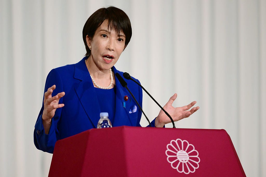 Sanae Takaichi has expressed openness to working with the populist Right. Credit: Getty