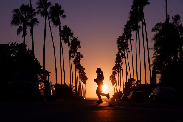 'They are performing California, and in performing it, they make it real.' Kevin Carter/Getty Images