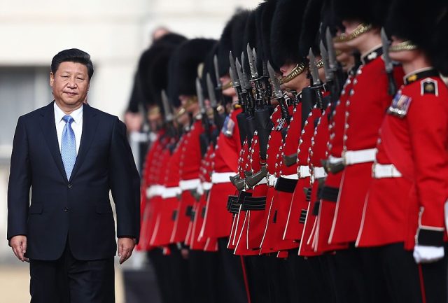 Xi Jinping's CCP appears to be able to spy on Britain with impunity. Photo by Carl Court/Getty Images
