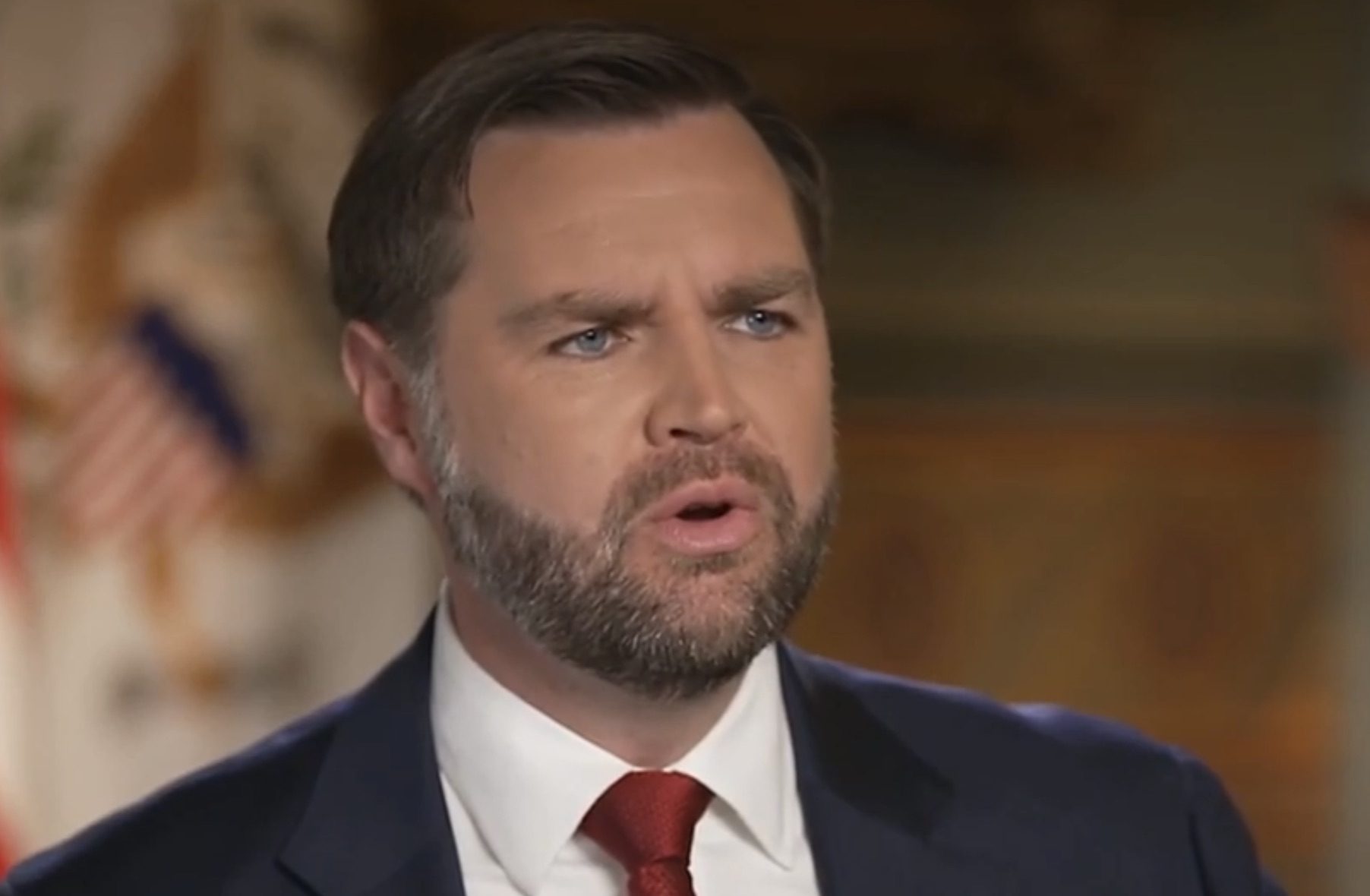 The Vice President speaks to Fox News. Credit: Fox