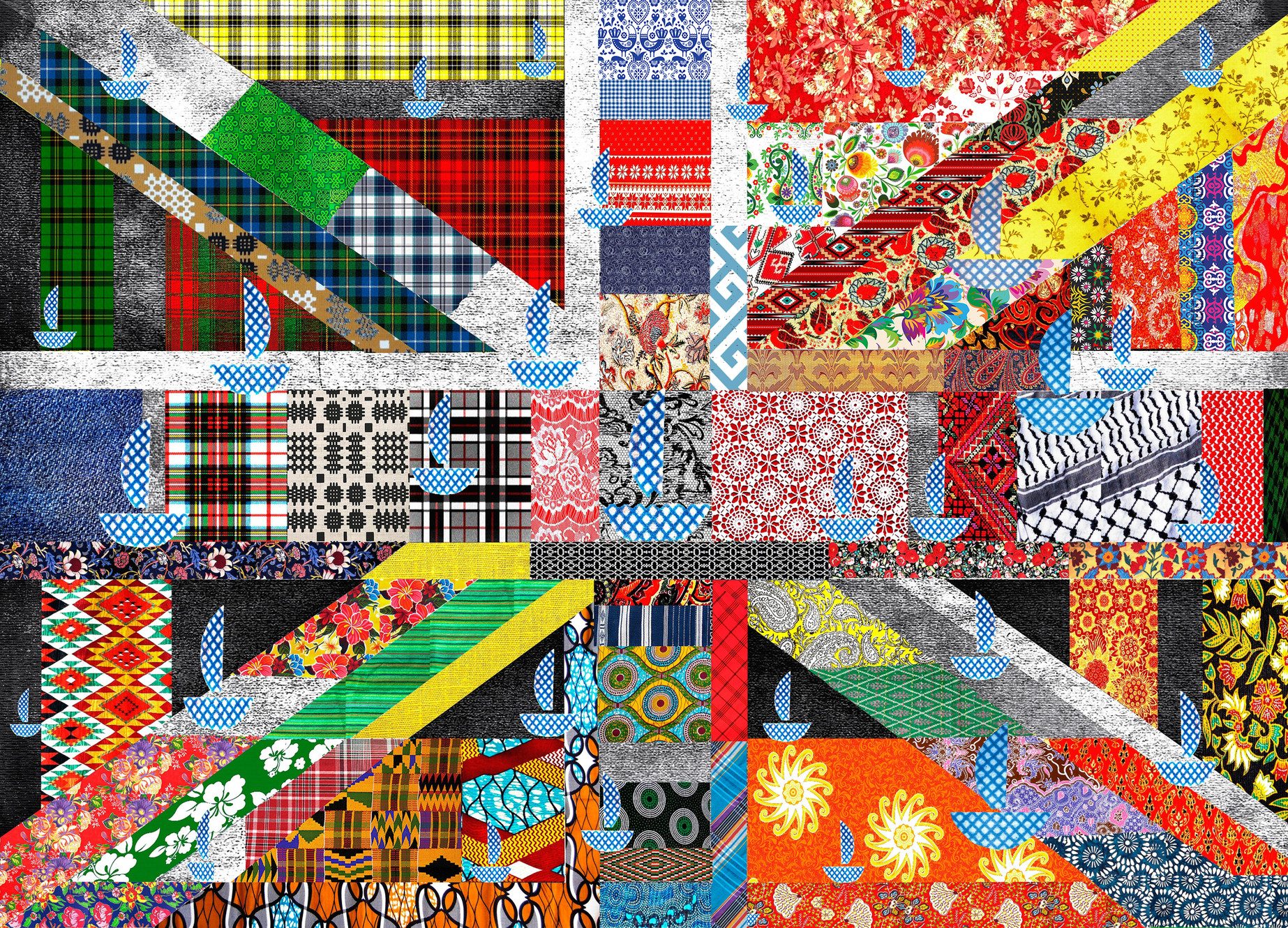 The flag claims to represent diverse communities across Britain. Credit: Gil Mualem-Doron