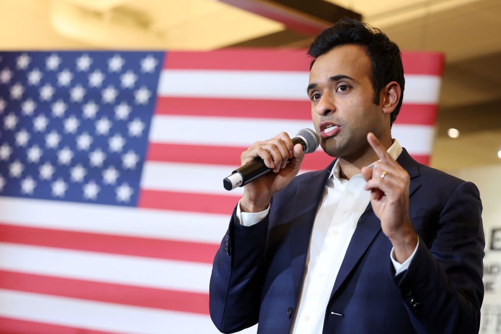 The Republican Party is changing around Vivek Ramaswamy. Credit: Getty