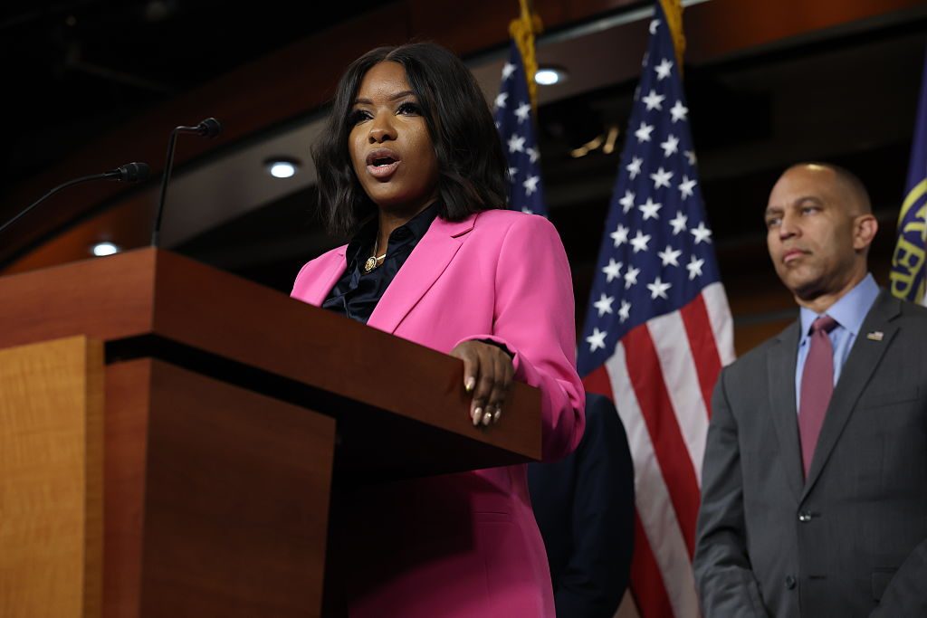 Crockett has said it isn't her goal to convert Trump voters. Credit: Getty