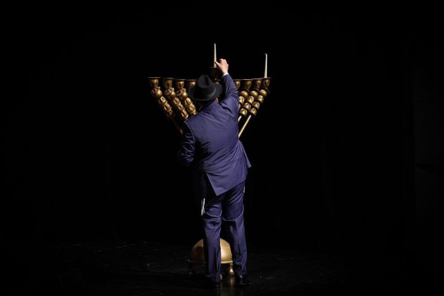 'Jews have been persecuted for 2,000 years because we were defenceless.' (Jaap Arriens/NurPhoto/Getty)