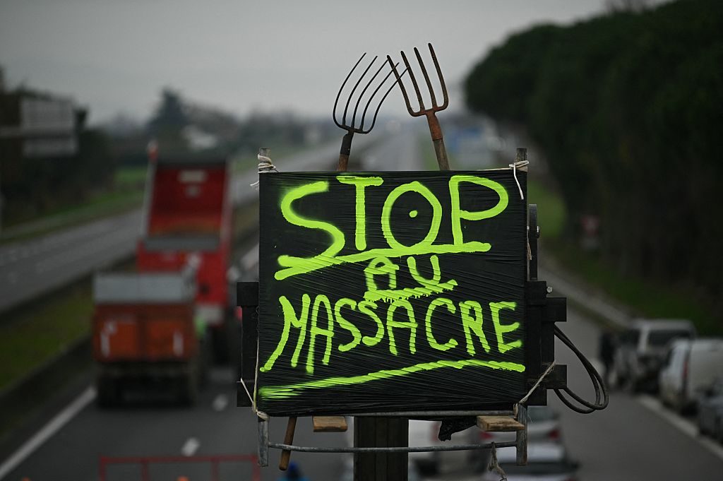 Farmers have lost faith in French institutions. Credit: Getty