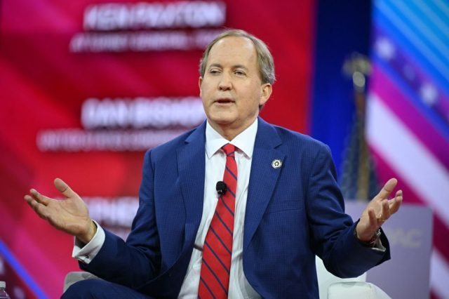 Texas Attorney General and Senate candidate Ken Paxton. Credit: Getty