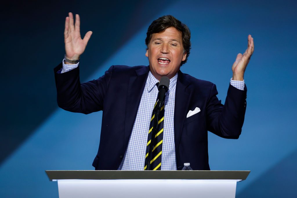 This week, Tucker Carlson announced that he planned to build a new political party. Credit: Getty