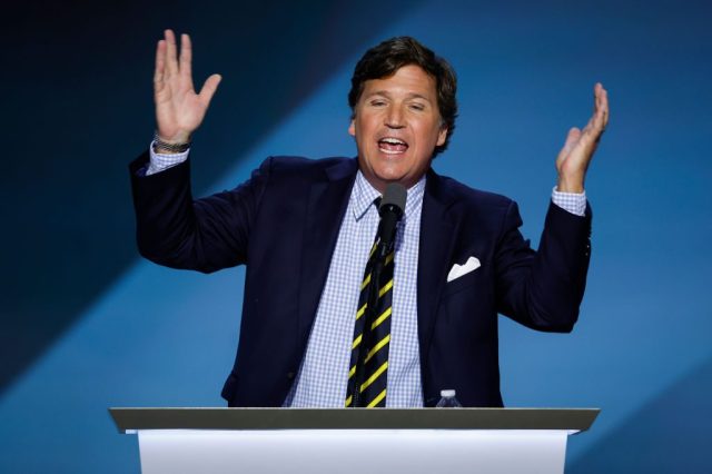 What happened to Tucker? (Chip Somodevilla/Getty)
