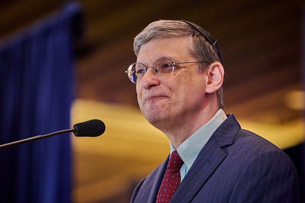 Yoram Hazony gave a confused speech this week. Credit: Getty