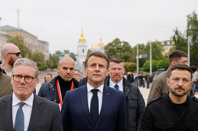 Emmanuel Macron is one of the few realists left on the continent. Credit: Getty