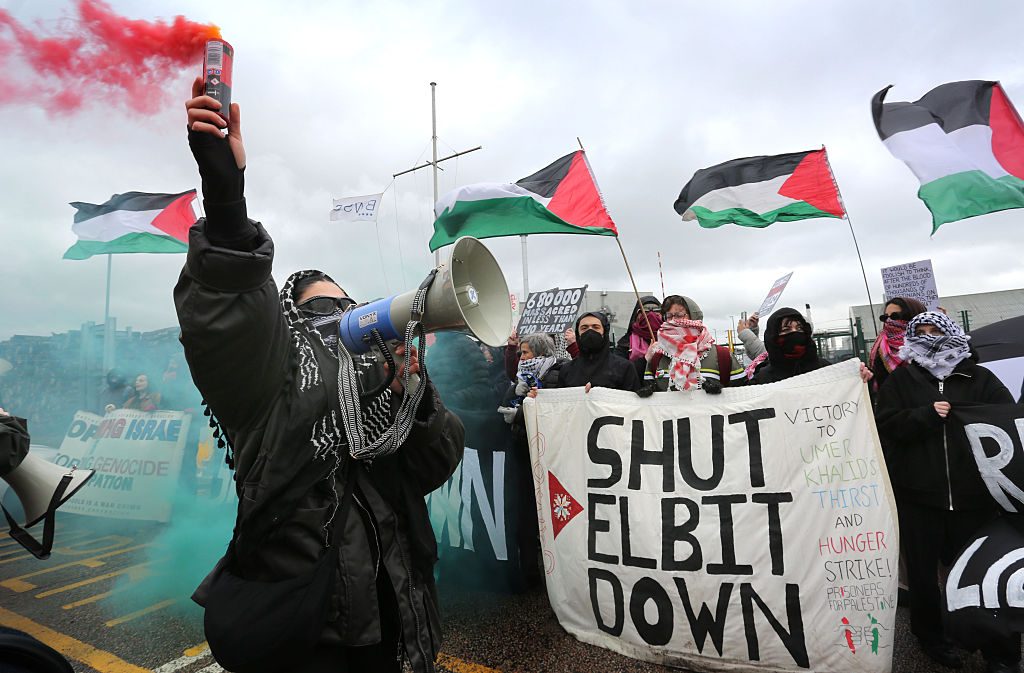 Members of the 'Filton 24' were prosecuted over a break-in at Elbit Systems in Bristol. Credit: Getty