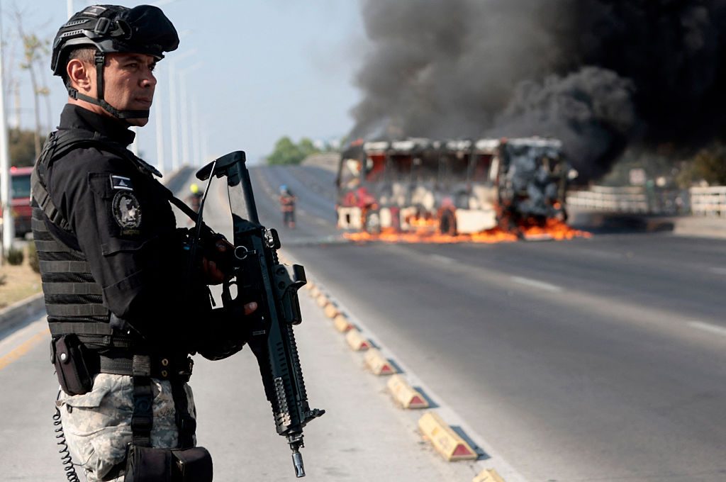 'The violence is unlikely to abate, but security coordination between the United States and Mexico has intensified.' Credit: Getty.