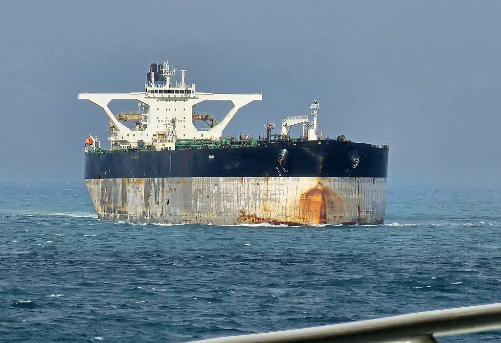 Marinera, a Russian-flagged oil tanker seized by US forces earlier this year. Credit: Getty