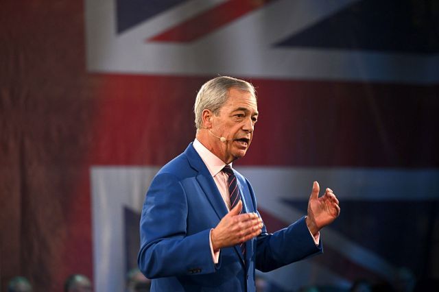 Nige the hawk. Credit: Getty
