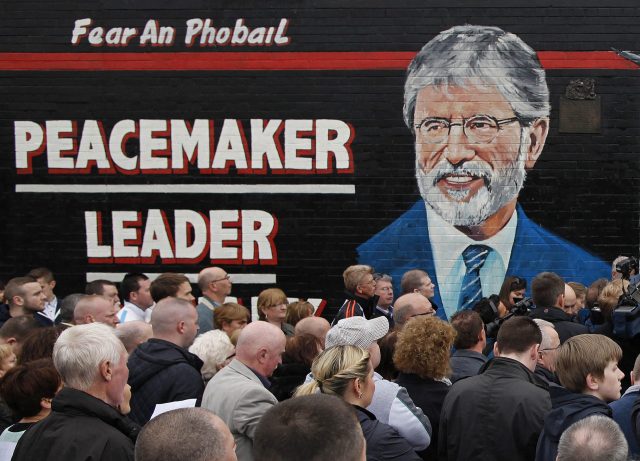 What troubles Gerry Adams?
