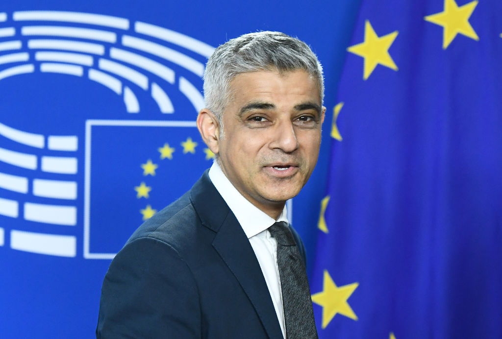 Labour politicians like Sadiq Khan want the party to campaign on rejoining the EU — will they get their way? Credit: Getty.