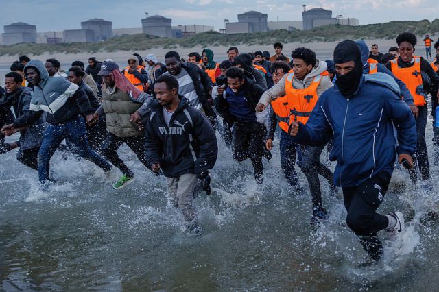 The number of those arriving in the UK by small boats is significantly lower than the same time last year. Credit: Getty.