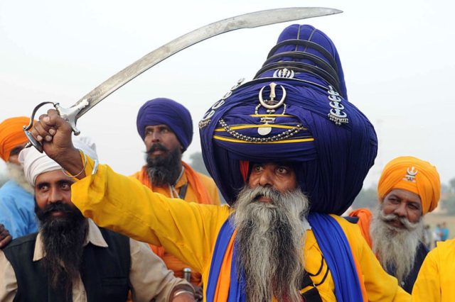 'They have a special, almost theological, relationship with steel itself.' (NARINDER NANU/AFP via Getty Images)
