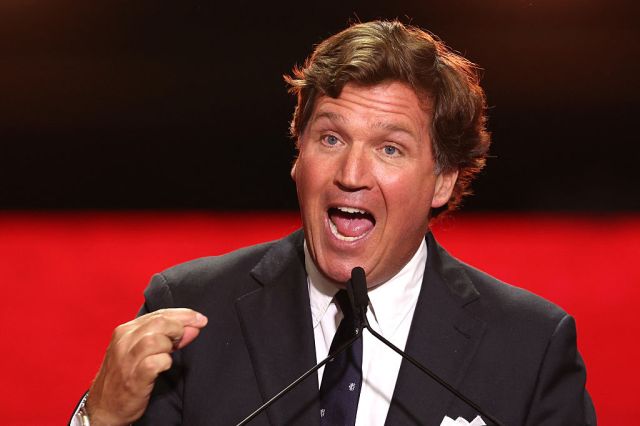 Carlson said on a recent podcast appearance that he no longer supports the GOP. Credit: Getty