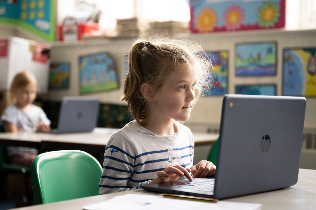 ‘The risk increases of producing a generation with no critical thinking, attention span or tolerance for the smallest effort.’ Credit: Getty