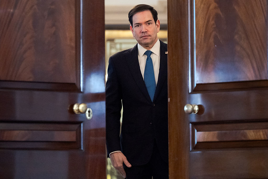 Rubio is seeking to boost his ‘America First’ credentials. Credit: Getty