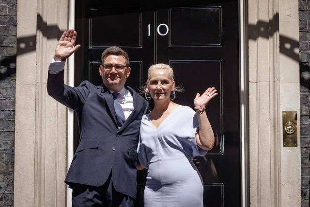 Frankie goes to Downing Street. (Dan Kitwood/Getty)