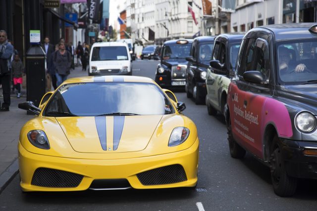 'hen I want to see what piles of money look like, I walk round Berkeley Square.' (Mike Kemp/In Pictures Ltd./Corbis Getty)