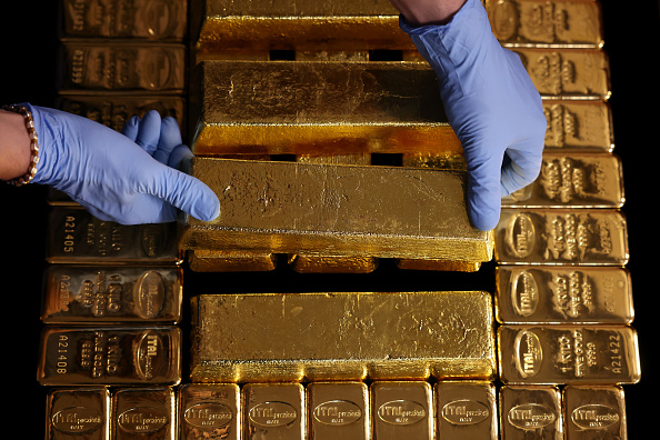 Yesterday, it was reported that gold had its worst quarterly performance in almost a decade. Credit Getty 