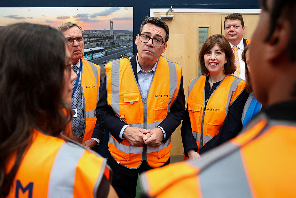 'Burnham may repair the first rung of the hard-hat economy just as the graduation-cap economy loses its own.' Credit: Getty